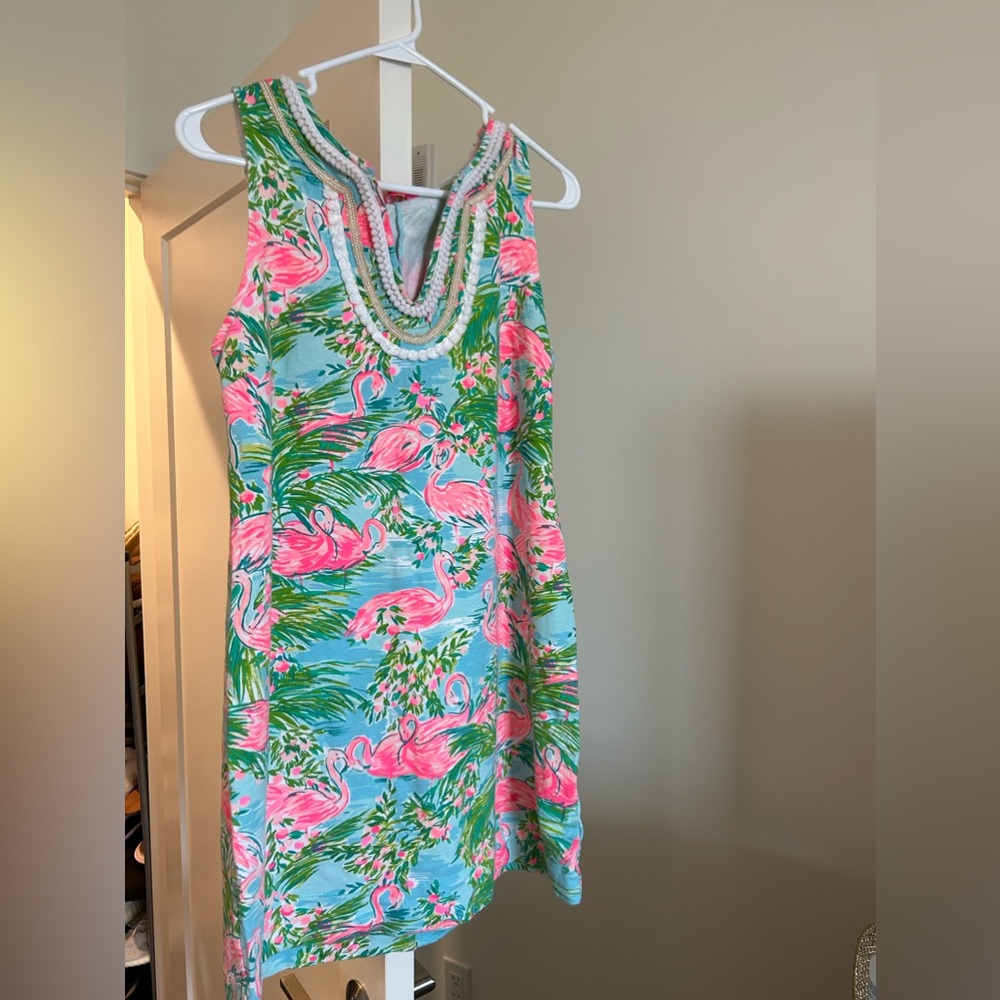 Euc flamingo dress Lilly Pulitzer